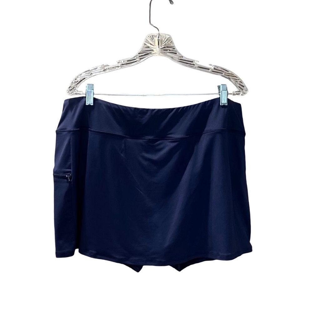 NWT Beach House Emma Swim Skirt - Skort - Bottom Navy Blue 20W